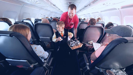Allegiant Air names boy, 5, an 'honorary flight attendant' on Make-a-Wish  trip